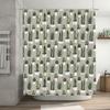 Cactus Shower Curtain Desert Botanical Plants Pattern Bathroom Decor Waterproof Liner Vintage Farmhouse Style Home Textile