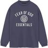 Essentials Jersey Long-Sleeve Tee Marine Men Tops Blue 125HO244204F