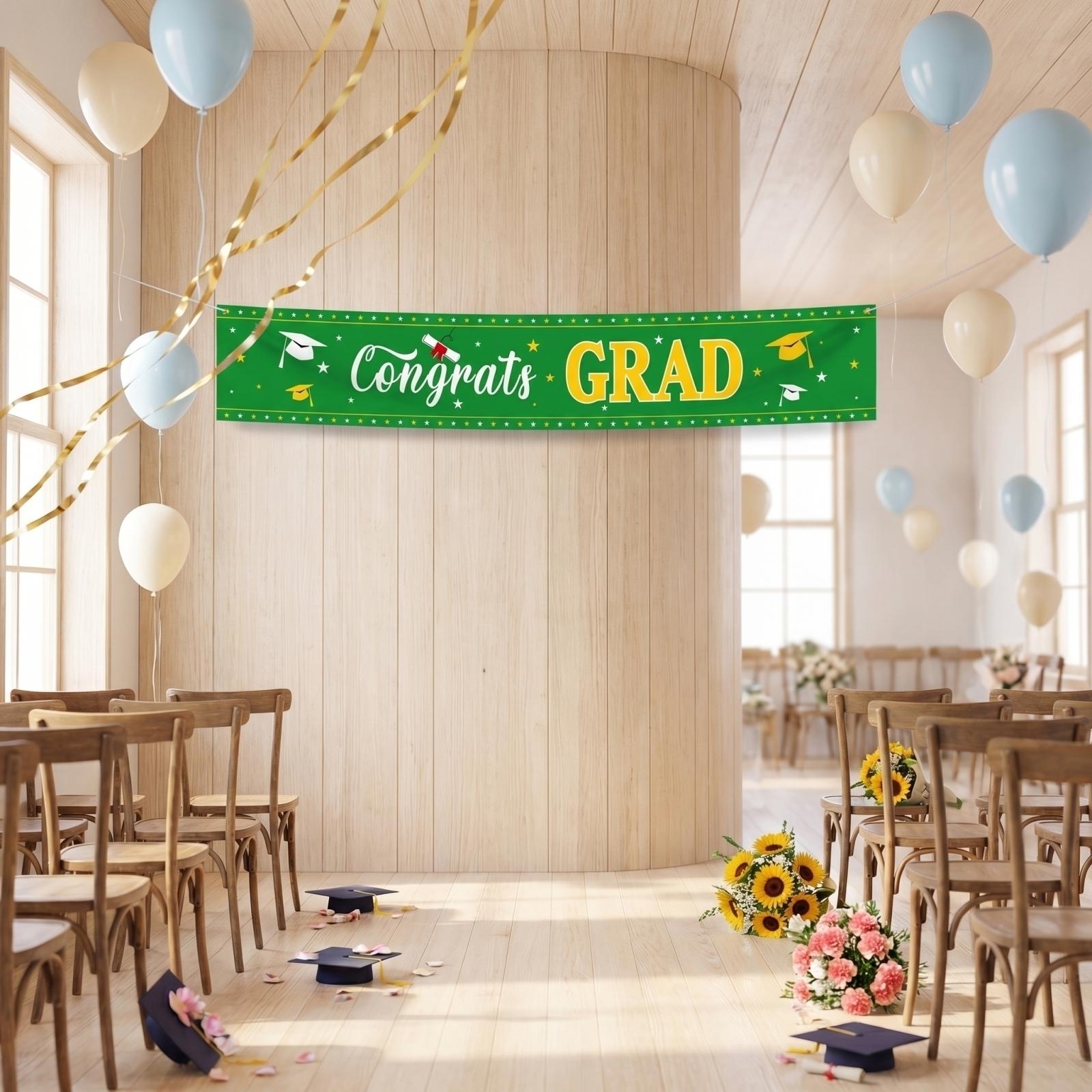 

Graduation Flag, Graduation Banner, Flag, Photo, Decoration Props one size
