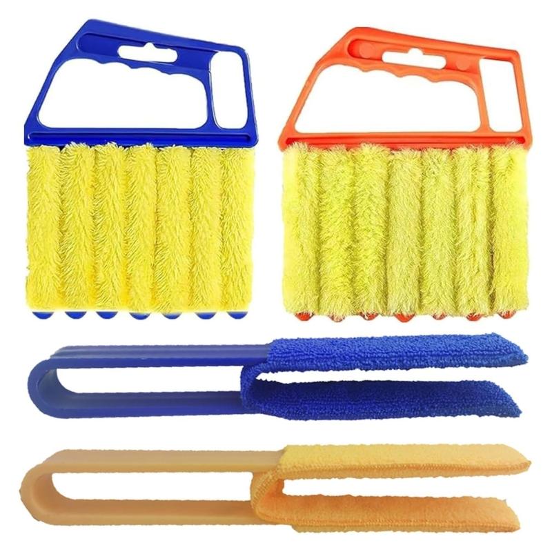 Upgrades Car Interior Cleaning Brushes with Extended Handle Car Climate Control Brush for Air Channels & Mini Blinds