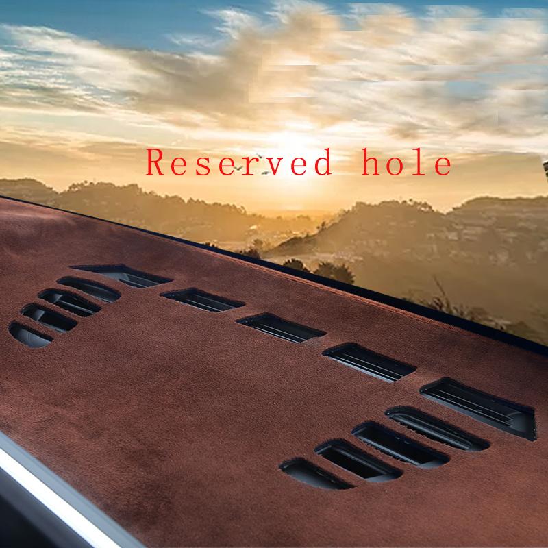 Flanell Anti-Rutsch-Anti-UV-Matte Armaturenbrett-Abdeckung Pad Dashmat Teppich für BMW X1 X2 F48 F39 E84