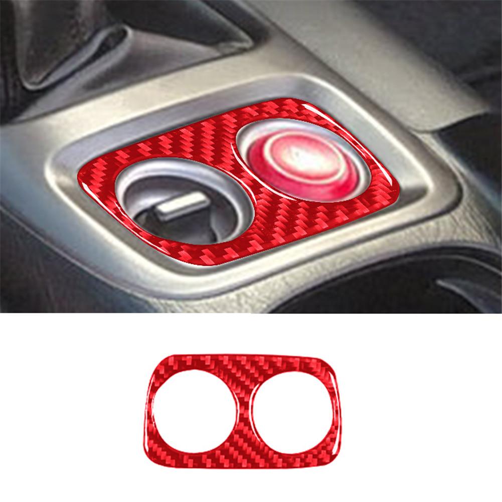 

Красная защитная наклейка для украшения интерьера автомобиля для Honda S2000 2000-2009, автоаксессуары из углеродного волокна type 3