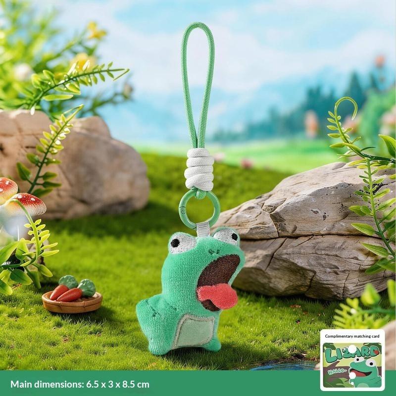 Kawaii Anime Plush Cute Lizard Plush Soft Stuffed Animal Beaver Plushie Keychain Option Plushie Toy Birthday Gift
