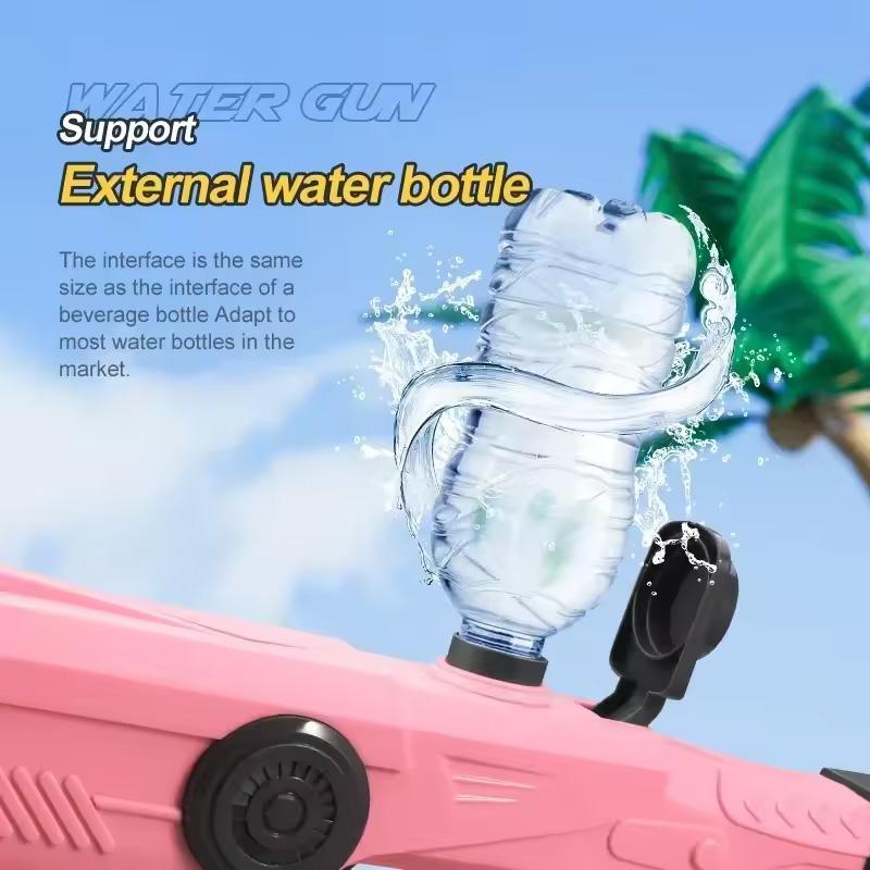 Children Fully Automatic Water Storage Gun Large Capacity Electric Water Absorbing Energy Toy Gun Summer Outdoor Water Toy Gifts