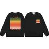 Grenzüberschreitende trendige Marke Casablanca Casablanca Buchstabe gemaltes Print 380g Herren- und Damen- Rundhals-Pullover