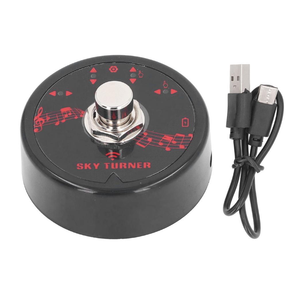 Pedał do przewracania stron, przenośny, bezprzewodowy pedał do przewracania stron Bluetooth do występów