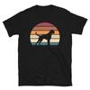 Retro Vintage Sunset Dog Pet Lover Boxer Short-Sleeve Unisex T-Shirt
