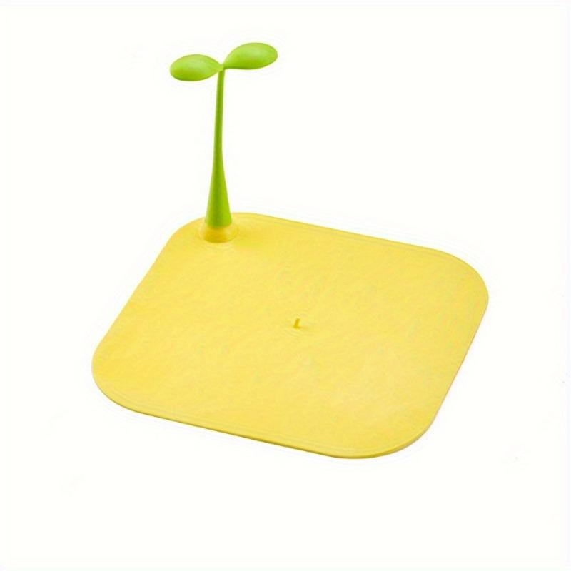 

Bean Sprout Floor Drain for Deodorization Insect Prevention Kitchen Sealing Silicone Bathroom Toilet Sewer 2pcs жёлтый
