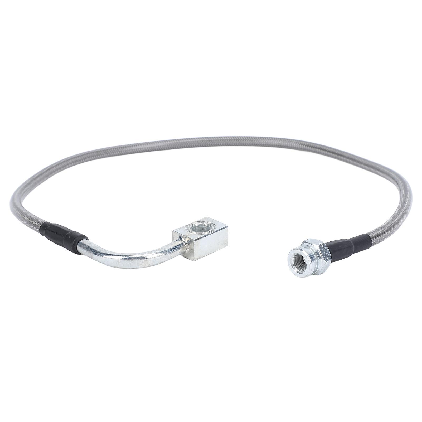 4PCS Stainless Steel Brake Lines 89716 Extended Front and Rear Brake Cable for Wrangler JK JKU 2007 to 2018
