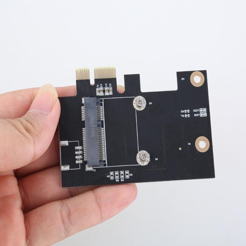 Networking Card Converters, Half Mini PCIE To Standard PCIExpress X1 Adapter for Mini PCIE Wifi Adapter