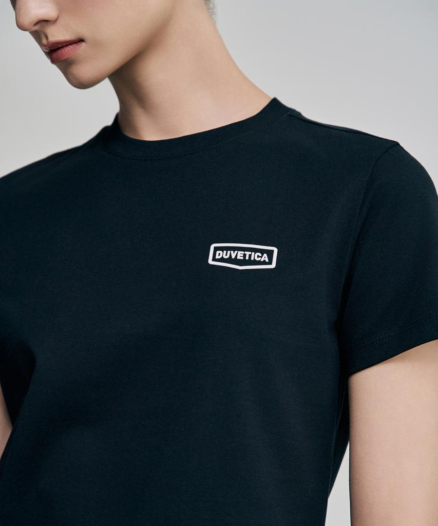 DUVETICA Messina (Black) (Women'S Short Sleeve T-Shirt)