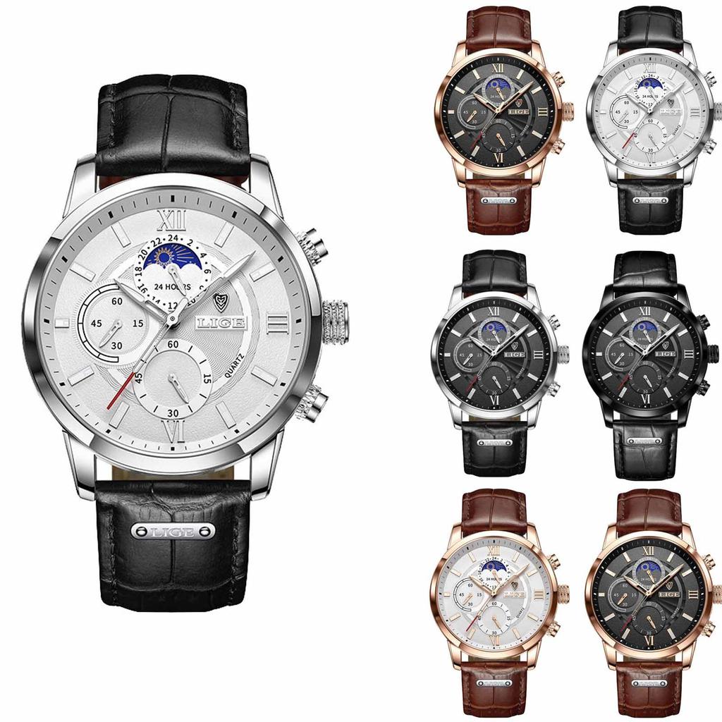 Men's Waterproof Luminous Running Alarm Clock Watch