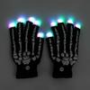LED Light-Up Knitted Skeleton Gloves - Flashing, Warm, Creative Halloween & Christmas Accessory