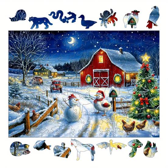 

1 Набор Рождественский Деревянный Пазл Зимний Праздник Санта Клаус Олень Упряжка Пазл Развивающая Игрушка Украшение для Дома S K