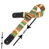 National Style Printing Folk Guitar Straps Pogrubione Electric Guitar Bass Ukulele Pasy