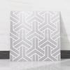 Black Gold Geometric Marble Pattern Self-Adhesive Wallpaper Tile Sticker for Bathroom Living Room Luxury Decor