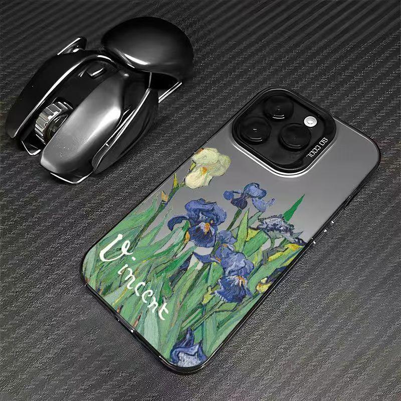 Van Gogh Iris Suitable for Apple 16Pro Mobile Phone Case IPhone 15 14ProMax New 13Pro 12