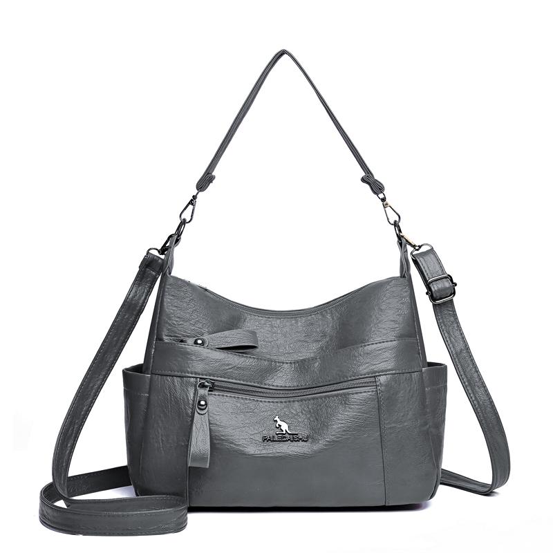 Damska torba dla matki w średnim wieku, torba typu crossbody, torba pod pachami, duża pojemność, torba na ramię