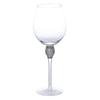 European Luxury Diamond-Embellished Gold Rim Wine Glasses Champagne Cocktail Crystal Stemware Set for Home Bar Party ElegantGift