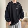 Men’s Trendy Red Hoodie, Chinese Style, Spring-Autumn 2025, Heavyweight with Plus Velvet