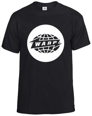 Pánské tričko Warp Records Vtipné DJ Rave Zeměkoule Hudba Elektronika Top