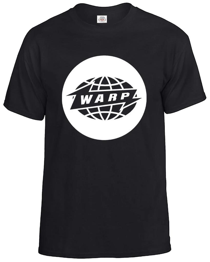 Warp Records T-Shirt Herren Lustig DJ Rave Globus Musik Electronica T-Shirt Oberteil