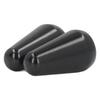 2PCS Guitar Pickup Switch Caps 3 Way 5 Way Toggle Switch Knob Tip Replacement for ST TL Style Electric Guitars Black
