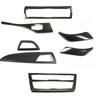 For BMW 1 2 Series F20 F21 F22 F23 2012-2018 ABS Carbon Fiber Car Gear Panel Cover Interior Kit Trim Stickers Car Accessoires
