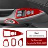 Echte Weiche Kohlefaser für Chevrolet Corvette C6 2005 2006 2007 2008 2009 2010 2011 2012 2013 Türfenster-Knopfpanel Aufkleber