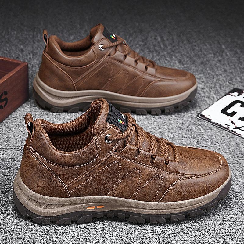 Modne Buty Wtyk Rozmiar 39-44 Antypoślizgowe Buty Outdoorowe Dzika Sportowa Męskie Buty Męskie Buty Codzienne Zimowe Ciepłe Buty Męskie Trampki