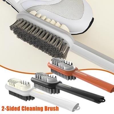 Doppelseitige Reinigungsbürste, Radiergummi-Set, passend für Wildleder, Nubukleder, Schuhflecken, Staub, Schuhbürste, Stahl, Kunststoff, Gummi, Stiefelreiniger