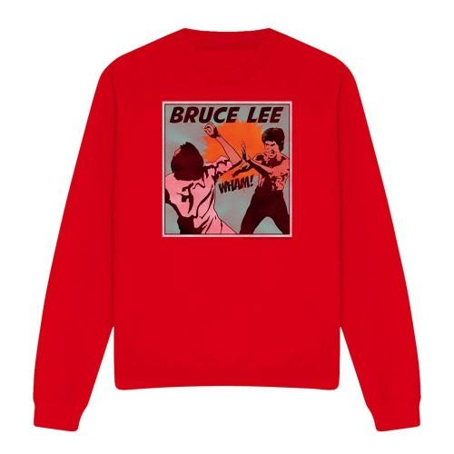 Bruce Lee Unisex Adult Comic Sweatshirt