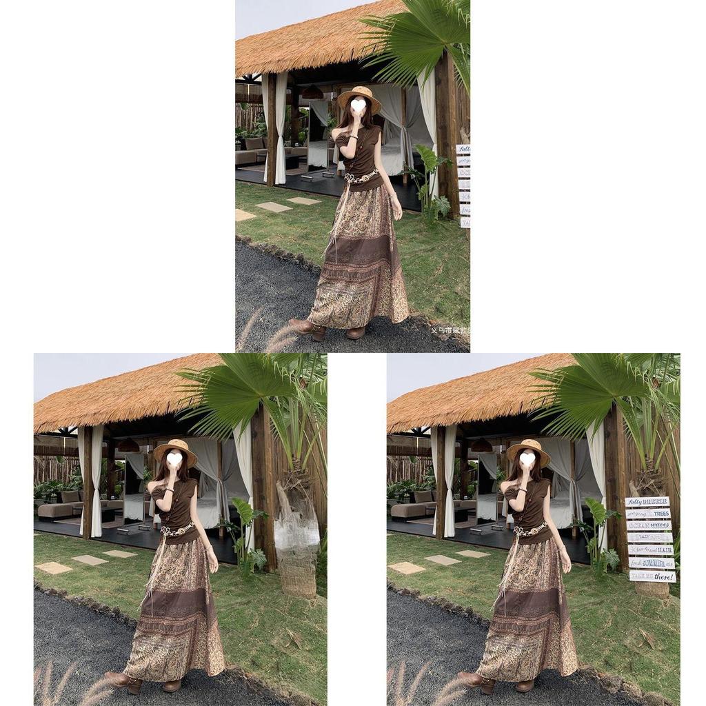 Urban Style Womens Summer Dress And Top Set With Polyester Fabric For Office Wear