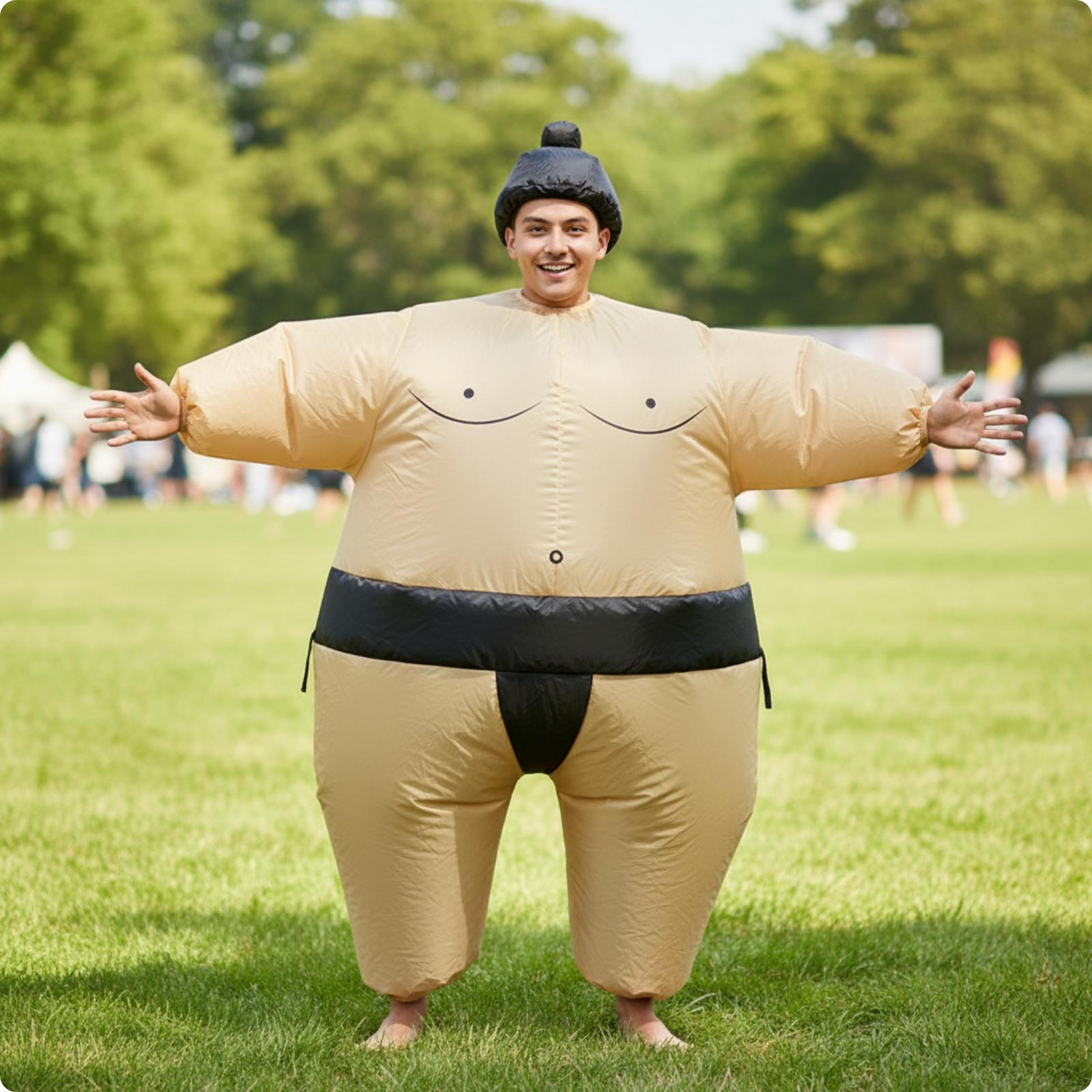 Sumo Wrestler Costume Funny Inflatable Suit