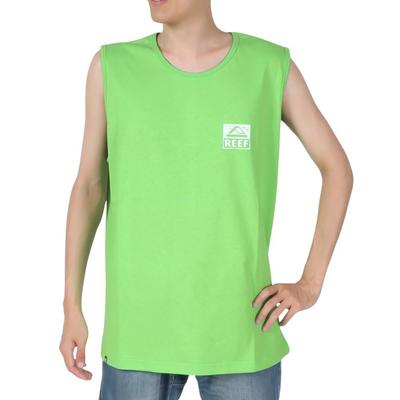 Tricou fără mâneci REEF SQUARE LOGO TANK M [Reef] Bărbați K.VERDE(GRN)