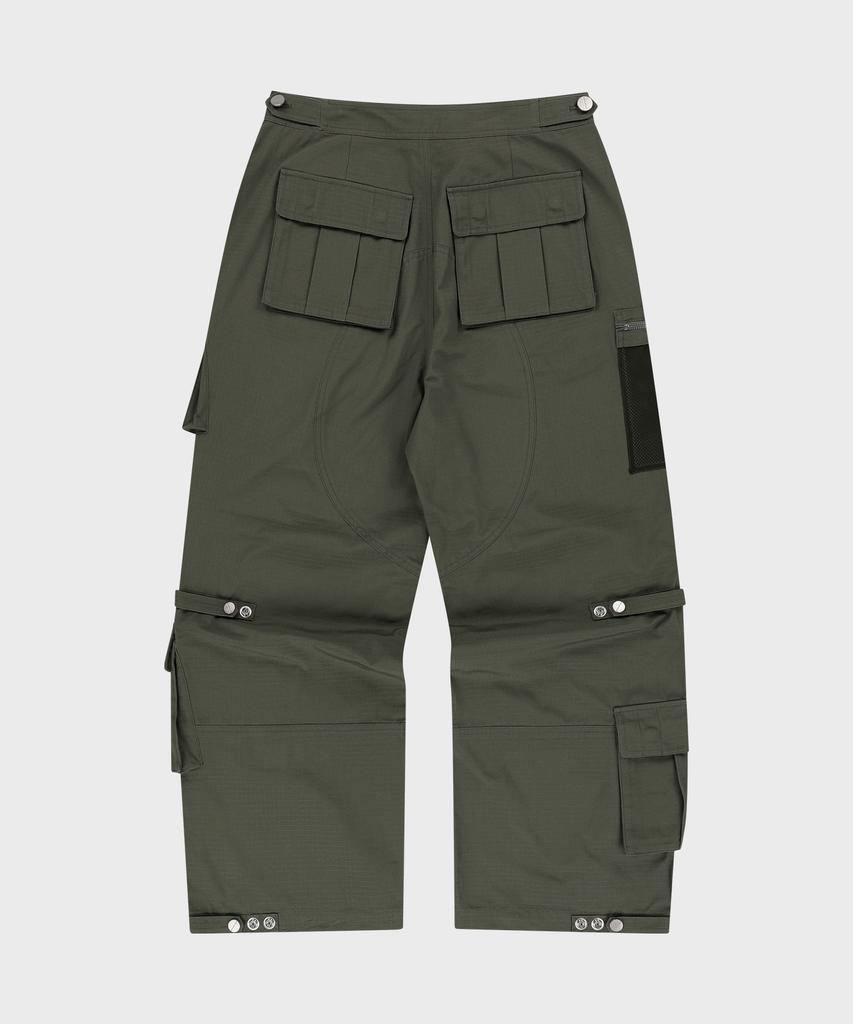 THEVINYLHOUSE Military Cargo Pants Khaki