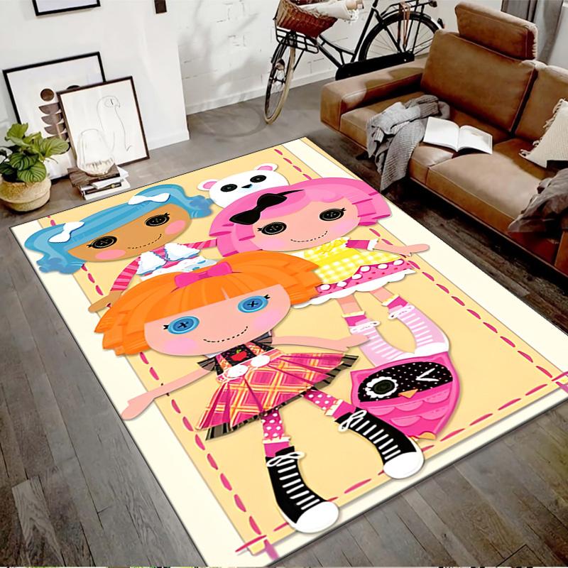 1pc Lalaloopsy4 Design Printed Area Rug Carpet for Bedroom Living Room Home Decor Rugs Mat Non Slip Mat Rug for Bedside