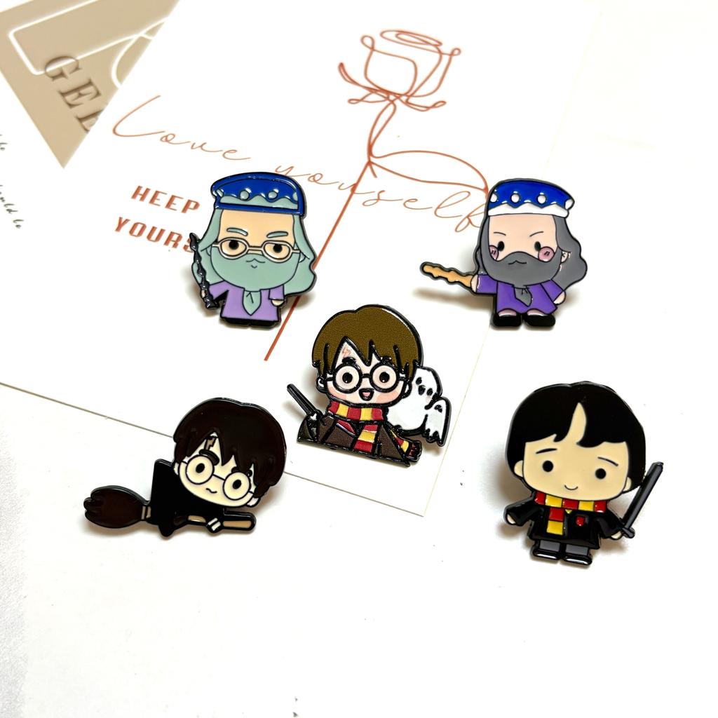 Anime Cartoon PCS Enamel Pins Custom Brooches Lapel Badges Animal Funny Jewelry Gifts for Kids Friends