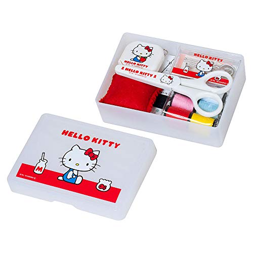 Misasa Sanrio Sewing Set, Small, Hello Kitty, White, No. 1490