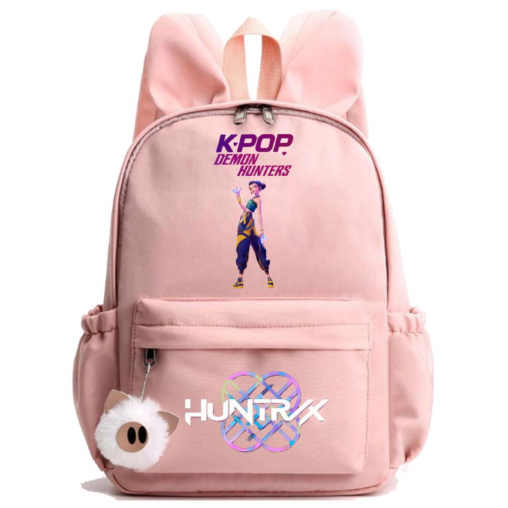 Anime Cute K-Pop Printed Backpack Student Teenager Bookbag for Boy Girl Schoolbag Kid Gift Women Large Capacity Travel Bag Mochila