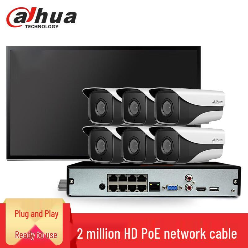 

Dahua 2MP 6-Channel POE HD Outdoor Surveillance System