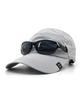 Chaebteoeis Oversized Windhold Camp Cap Black 62Cm Size