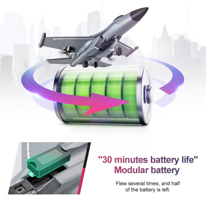 G1 Drone Fighter Remote Control Aircraft Foam Electric Outdoor Remote Control Aircraft Professional Glider Children's Boys Toys