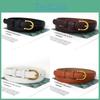 Belt With Copper Color Needle Buckle Fashionable Decoration Leisure Versatile