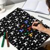 DIY Coloring Blanket, Kids Fleece Throw With Custom-Dyed Fabric, Soft Cozy Bedroom Decor, 50x60 Inch,with 24pc Custom Colored Pens