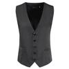 Men S Korean Style Slim Fit Solid Color Suit Vest