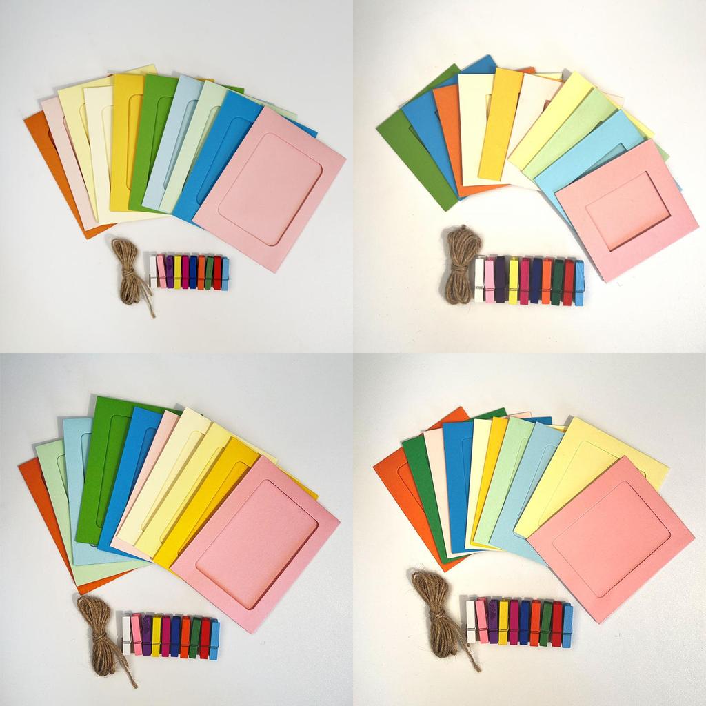 Modernes, minimalistisches Wandfotorahmen-Set mit Clips für die Wohnzimmerdekoration
