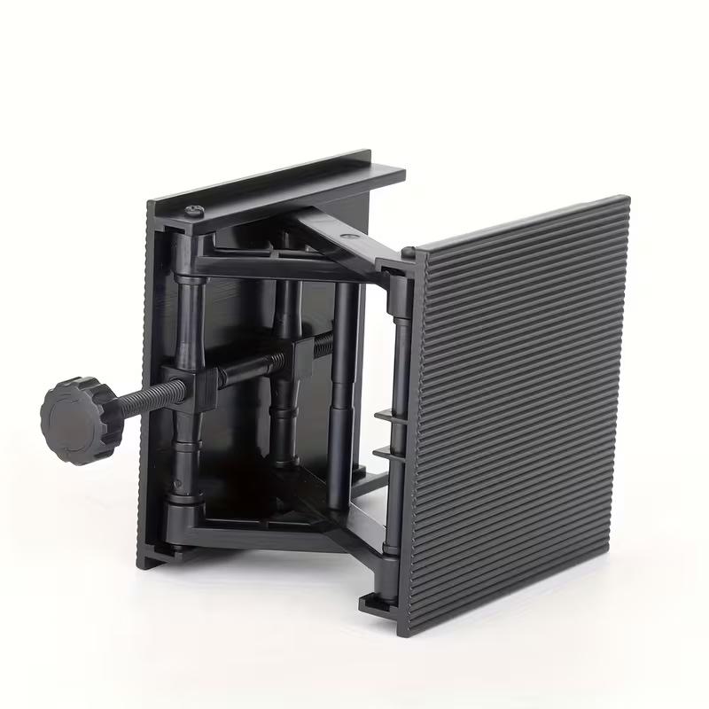 Adjustable 12/16-Line Level Platform: Wall/Floor Mounted Instrument Lifter with Plastic Bracket Accessories