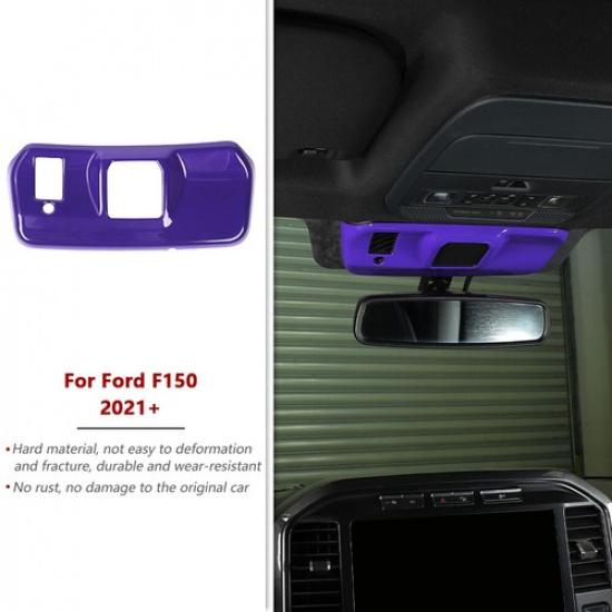 Purple Rearview Mirror Bracket Panel Cover Trim For Ford F150 + Accessories