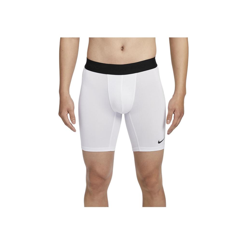 Nike Pro Dri-FIT Color Block Casual Quick-Dry Calções de Treino Masculinos Calções Branco FB7964-100